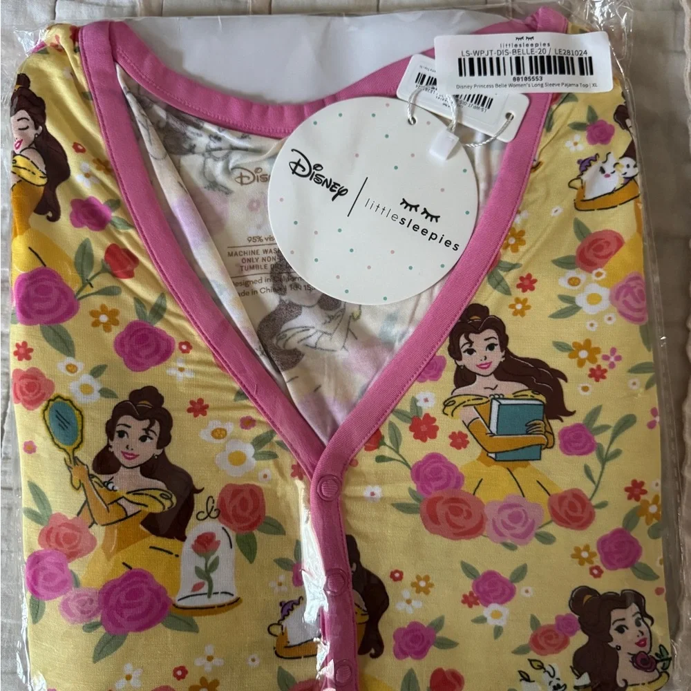 Little Sleepies Disney Pajamas - Yellow and Pink - Picture 1 of 2
